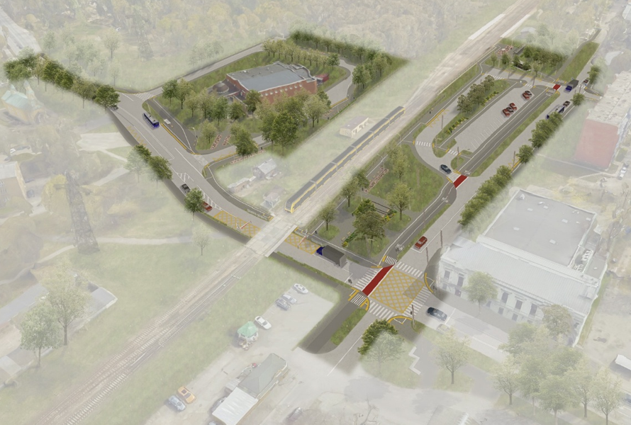 Pilsētas sabiedriskā transporta savienojuma mobilitātes punkts Sarkandaugava