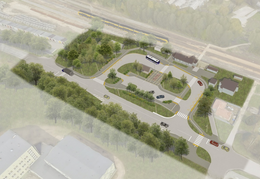 Pilsētas sabiedriskā transporta savienojuma mobilitātes punkts Ziemeļblāzma